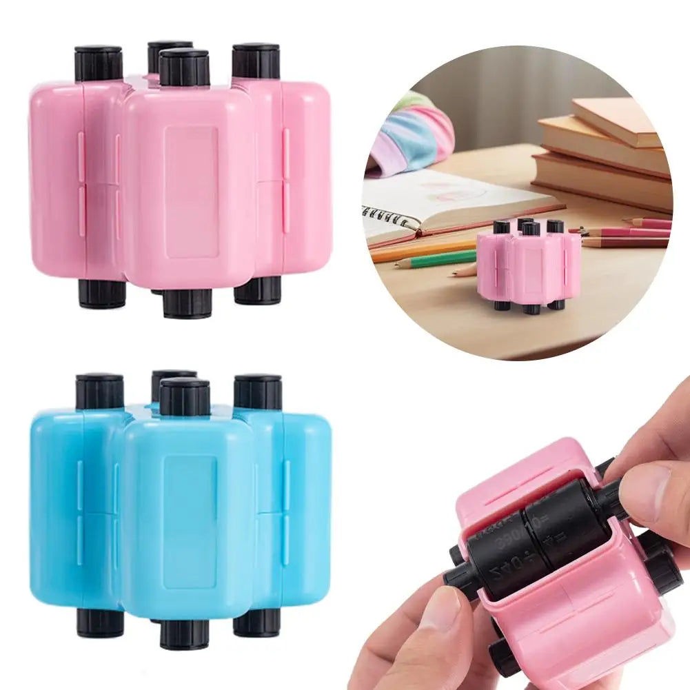 4-in-1 Rolling Stamp Arithmetic Practice Tool